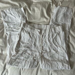 Caslon White Linen Pants